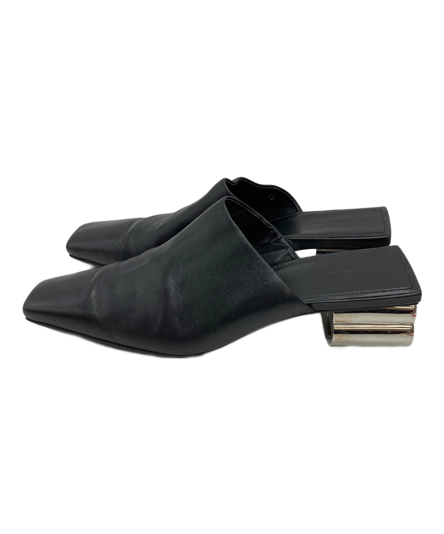 中古・古着通販】BALENCIAGA (バレンシアガ) BBロゴ ブロックヒール