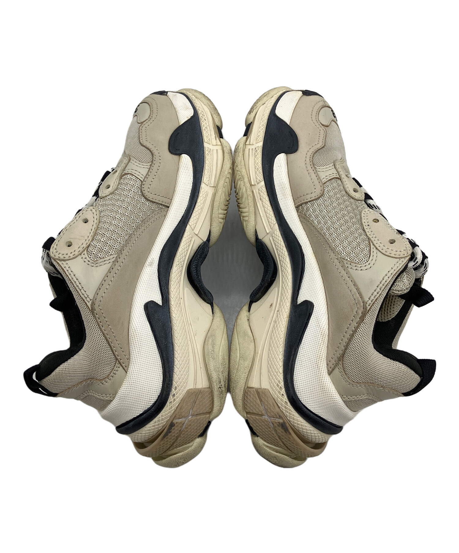 中古・古着通販】BALENCIAGA (バレンシアガ) 厚底スニーカー ベージュ