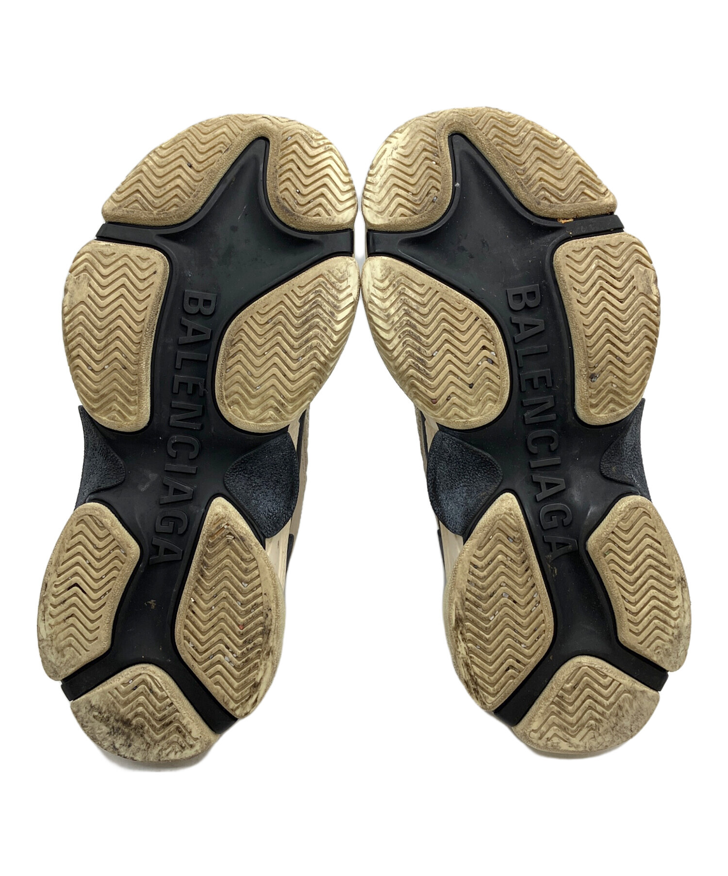 中古・古着通販】BALENCIAGA (バレンシアガ) 厚底スニーカー ベージュ