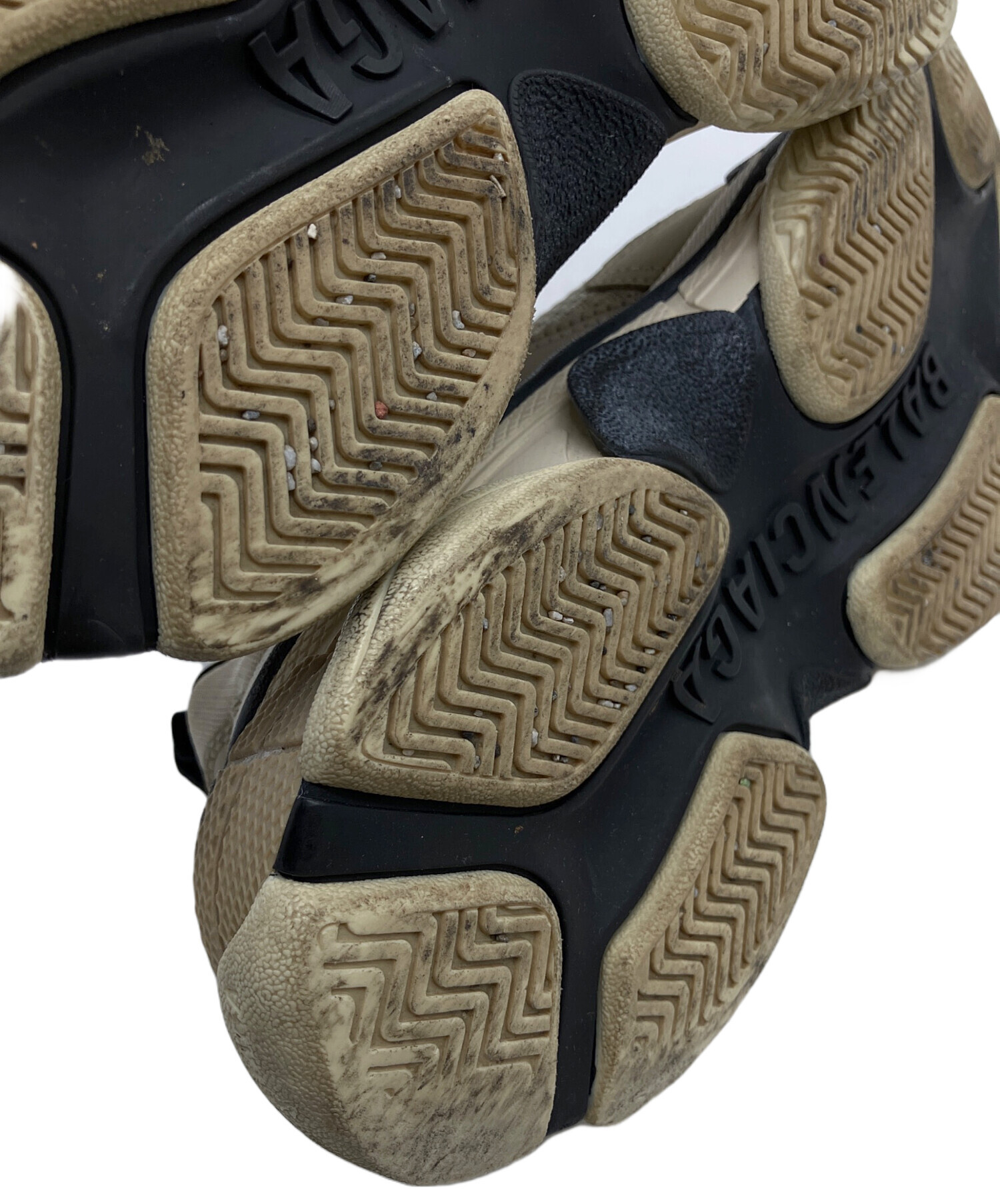 中古・古着通販】BALENCIAGA (バレンシアガ) 厚底スニーカー ベージュ