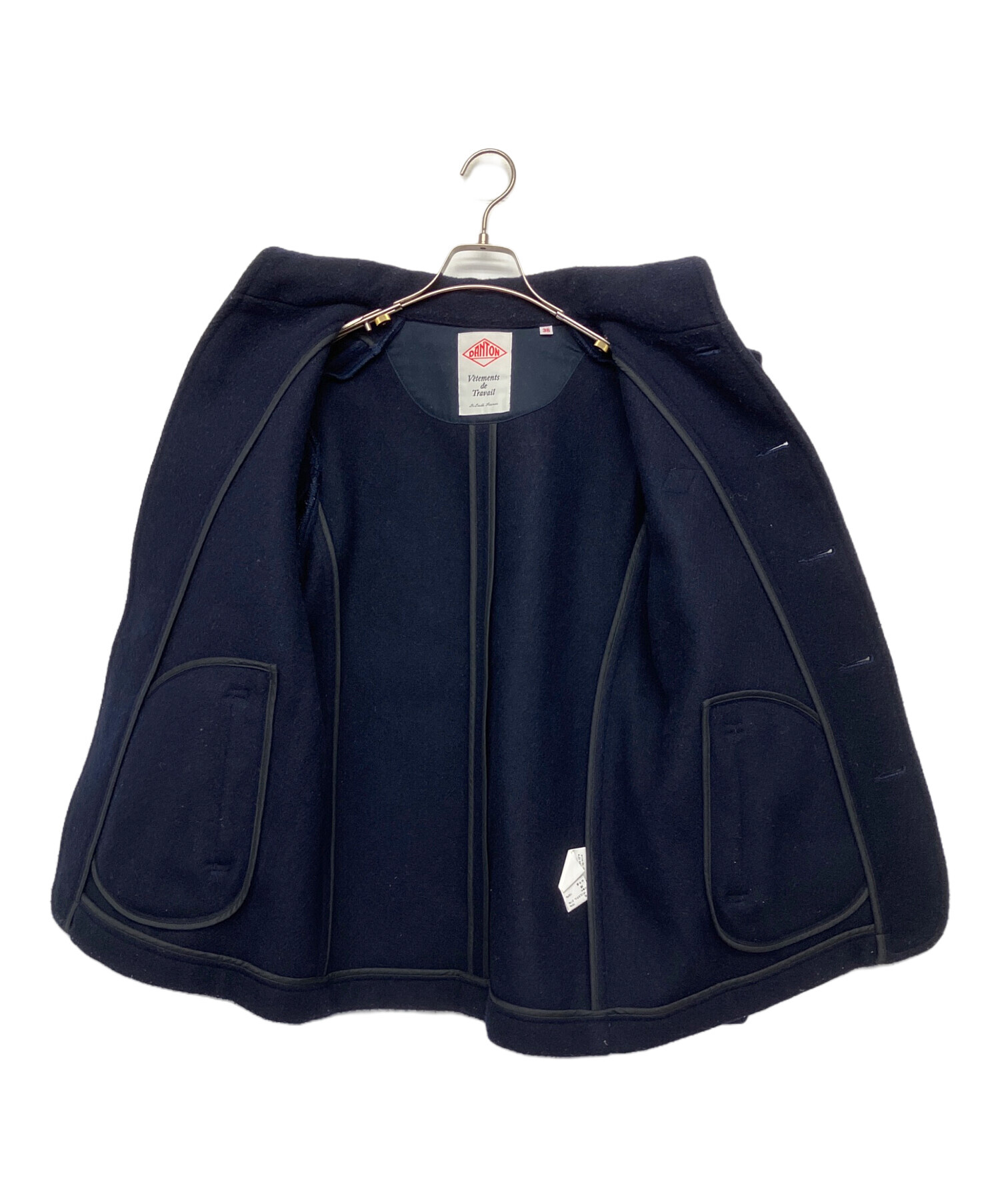 中古・古着通販】DANTON (ダントン) ウールモッサジャケット ネイビー