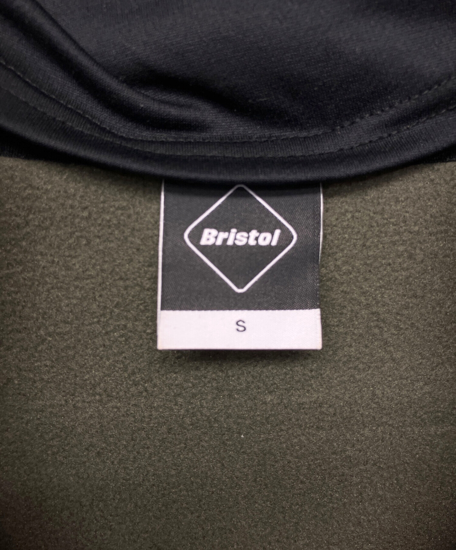 中古・古着通販】Bristol (ブリストル) ハーフジップパーカー カーキ