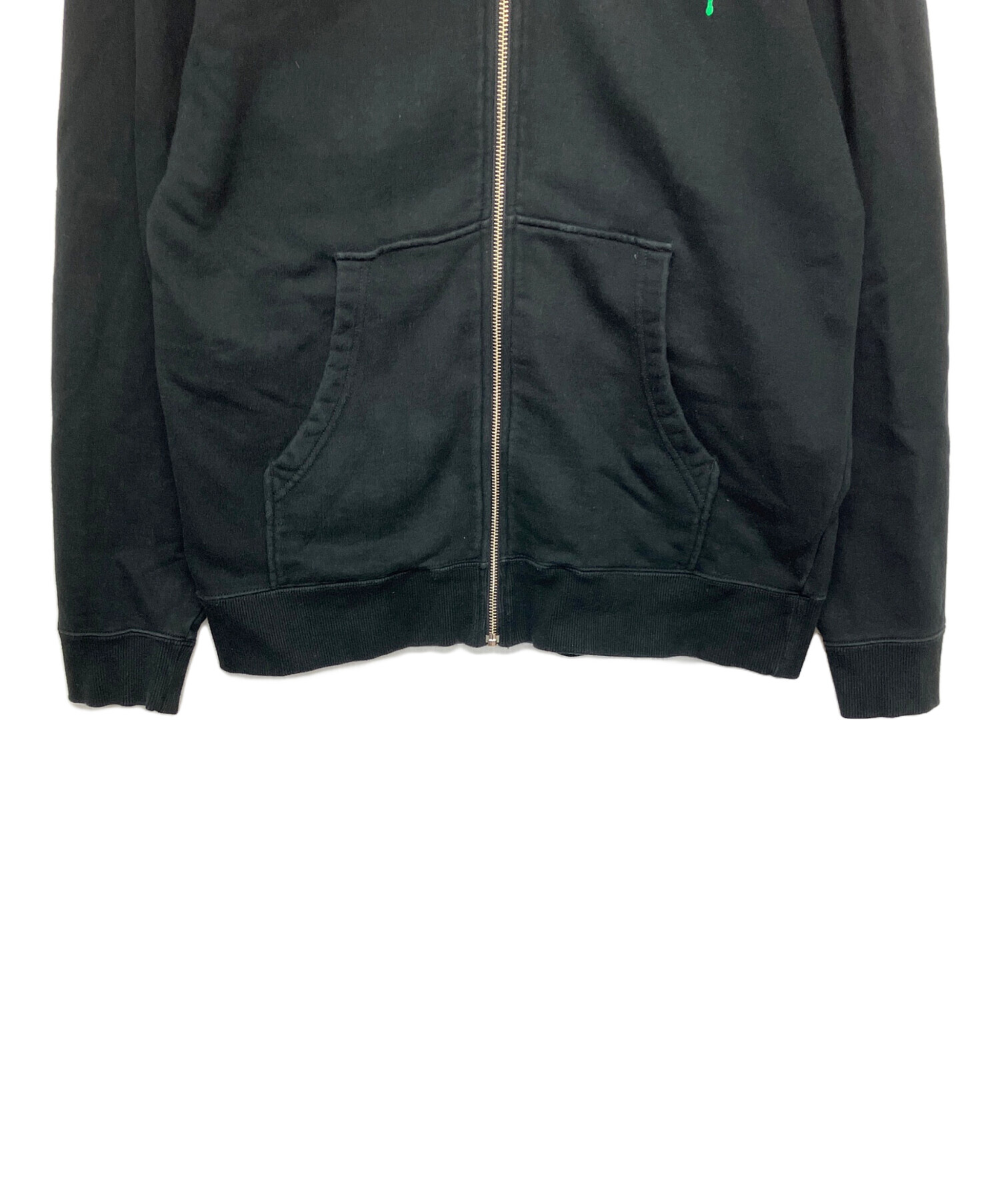 中古・古着通販】stussy (ステューシー) ジップパーカー ブラック 