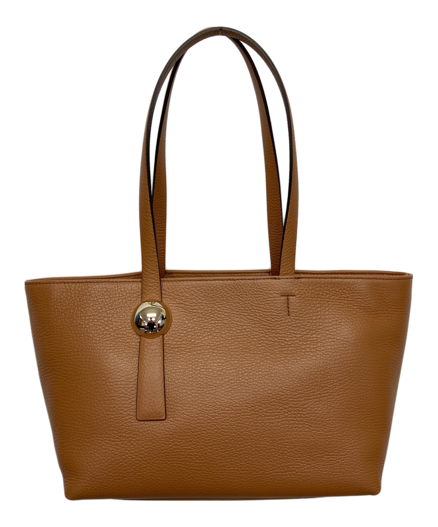 中古・古着通販】FURLA (フルラ) スフェラM トートバッグ ブラウン 中古・古着通販】FURLA (フルラ) スフェラM トートバッグ ブラウン