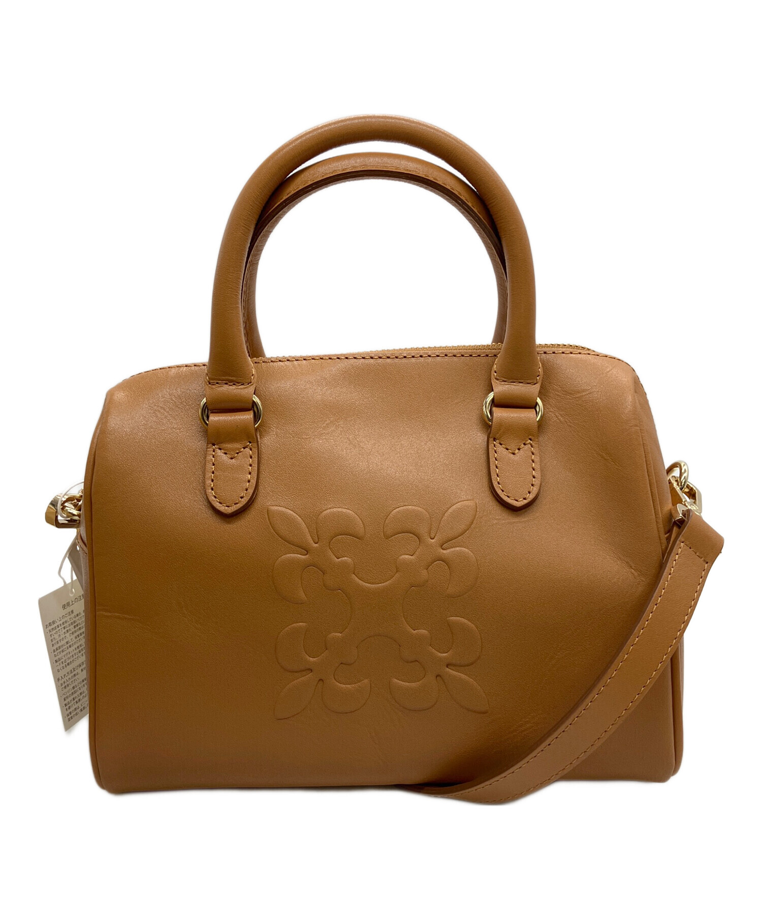 中古・古着通販】russet (ラシット) ミニボストンバッグ ブラウン