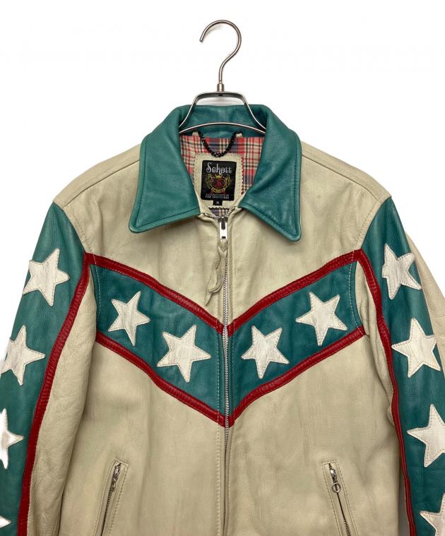 中古・古着通販】Schott (ショット) シングルライダースジャケット