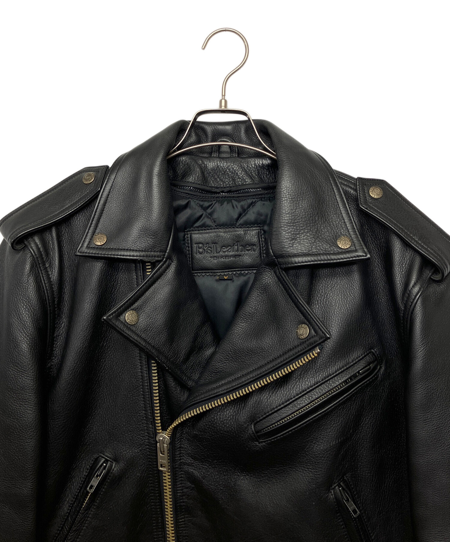 中古・古着通販】Bs Leather (Bs Leather) ダブルライダースジャケット 
