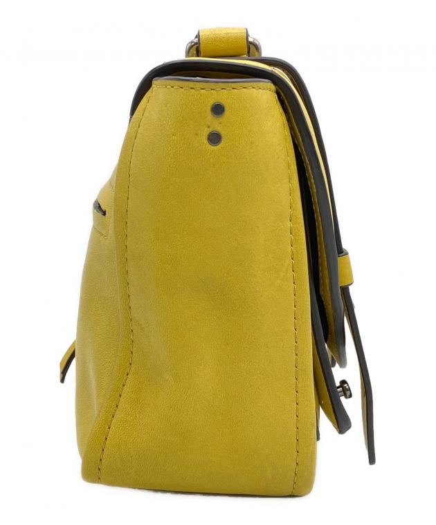 中古・古着通販】COACH (コーチ) ショルダーバッグ イエロー｜ブランド