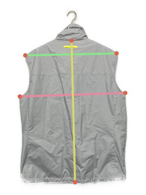 Helly Hansen グレー ベスト 中古・古着通販】HELLY HANSEN (ヘリーハンセン) ナイロンベスト