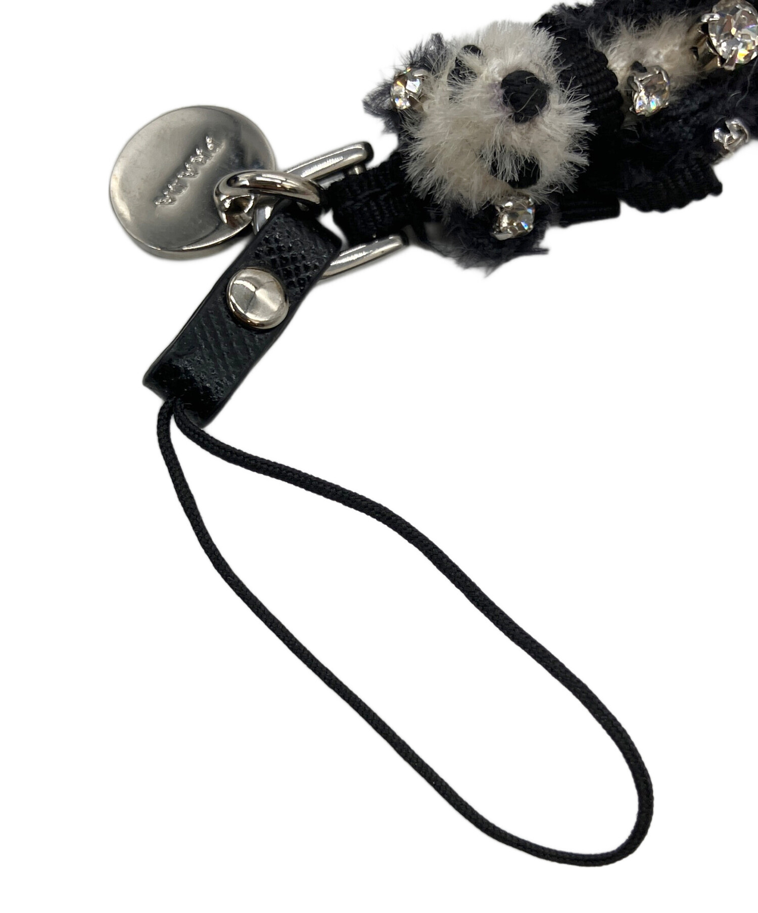 PRADA ストラップ 中古・古着通販】PRADA (プラダ) ストラップ パンダ ブラック×ホワイト