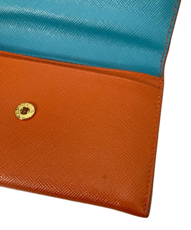 中古・古着通販】PRADA (プラダ) カードケース オレンジ｜ブランド