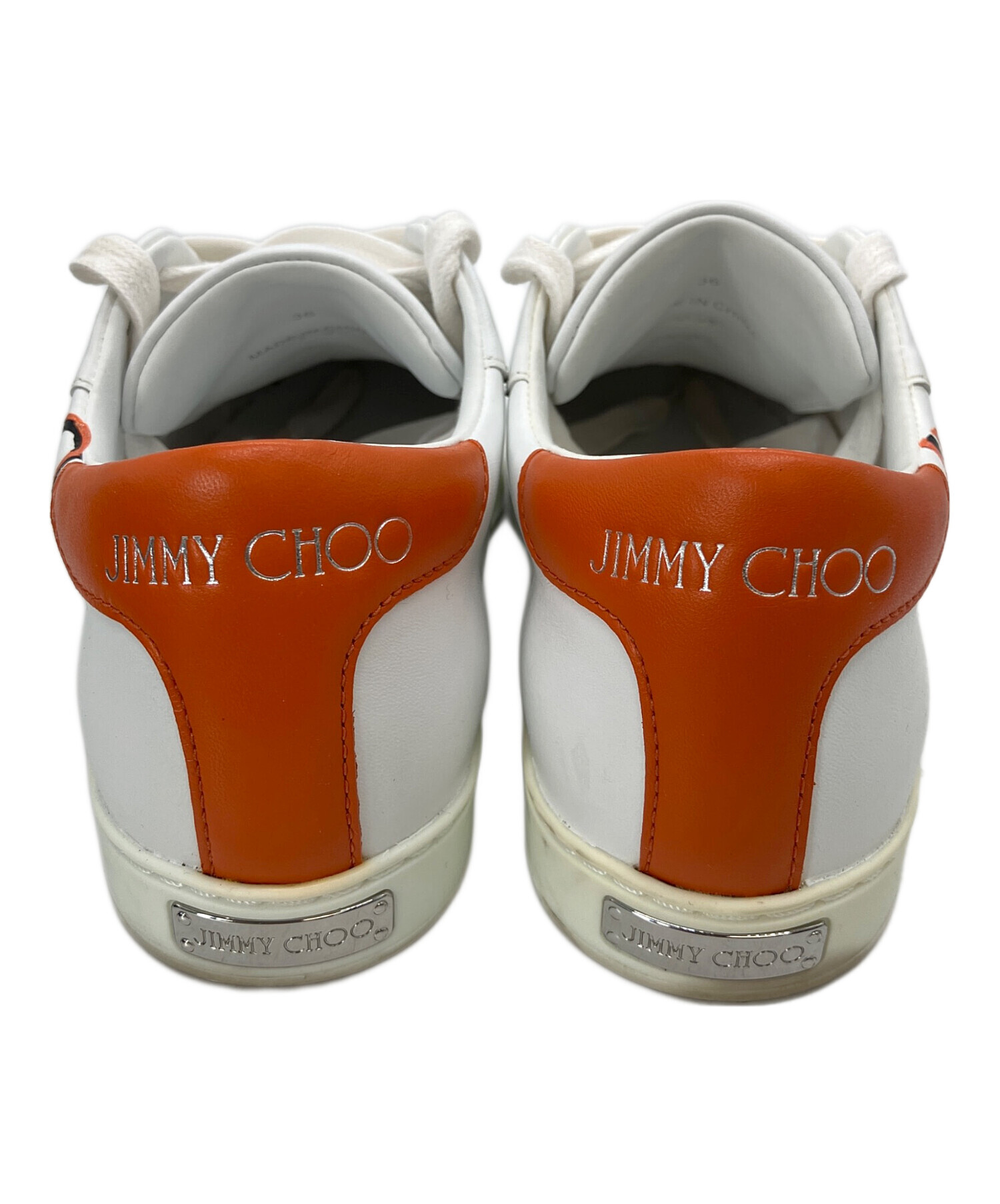 中古・古着通販】JIMMY CHOO (ジミーチュウ) スニーカー ホワイト