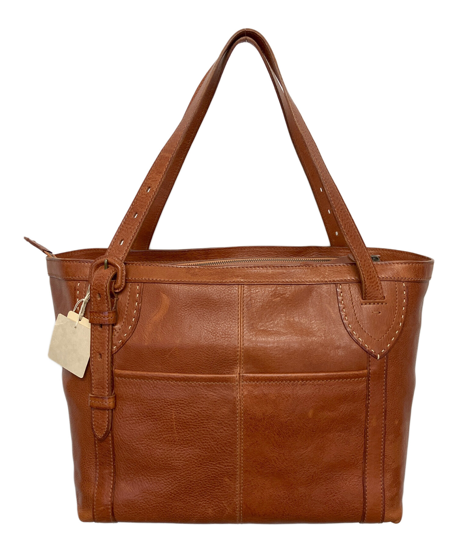 中古・古着通販】genten (ゲンテン) トートバッグ ブラウン｜ブランド