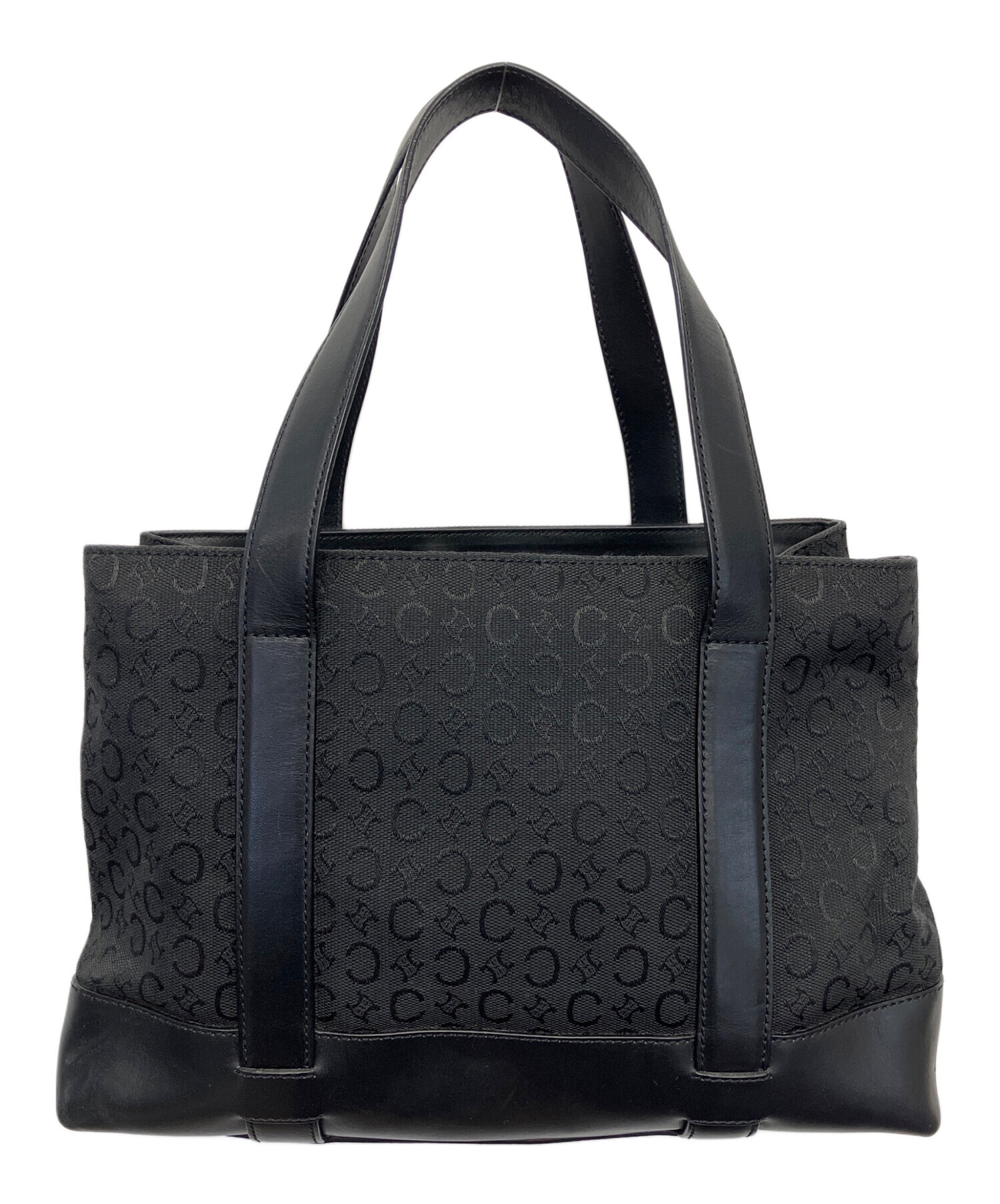 中古・古着通販】CELINE (セリーヌ) Cマカダム トートバッグ ブラック 