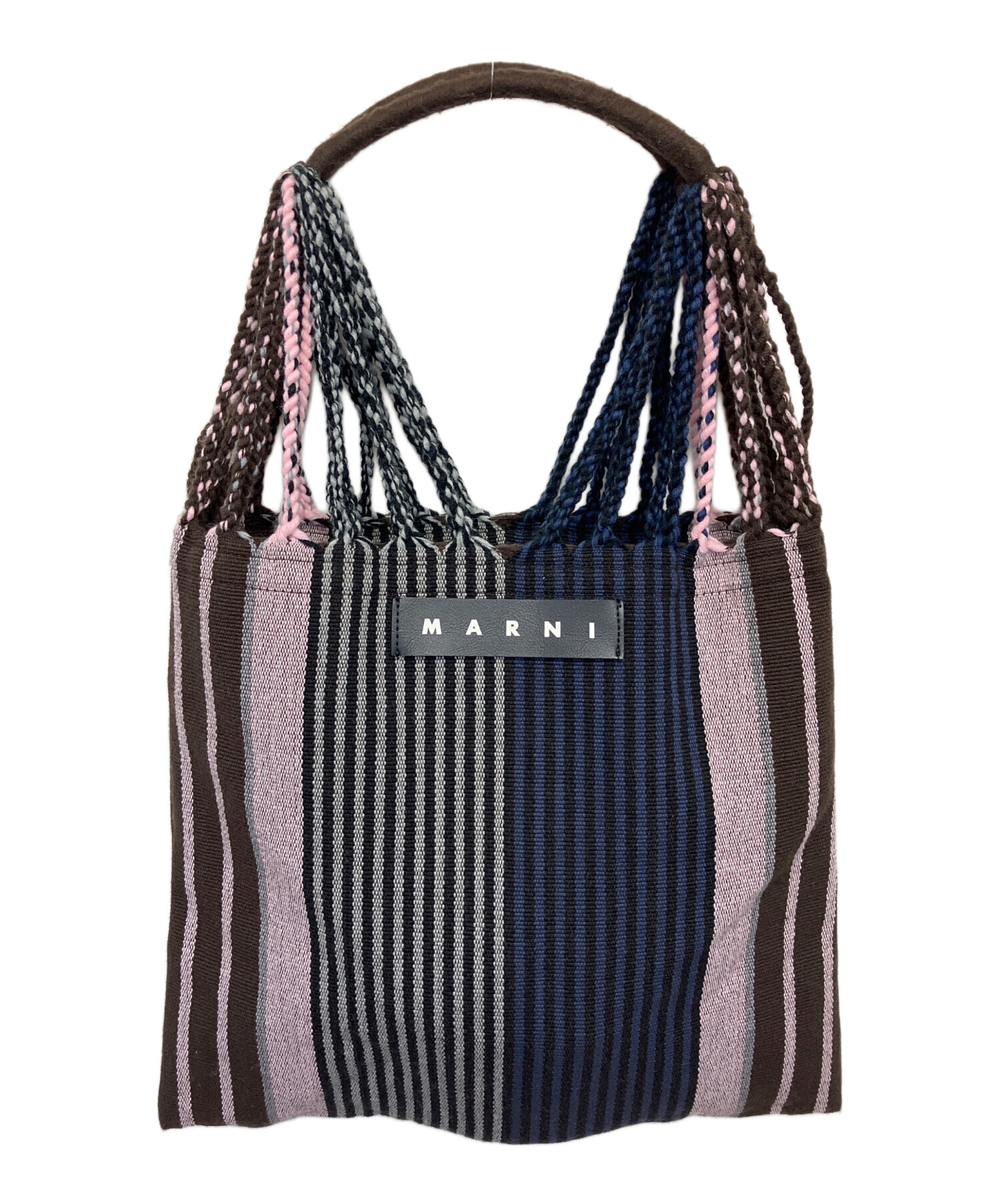 中古・古着通販】MARNI (マルニ) ハンモックバック ピンク×ブラウン 
