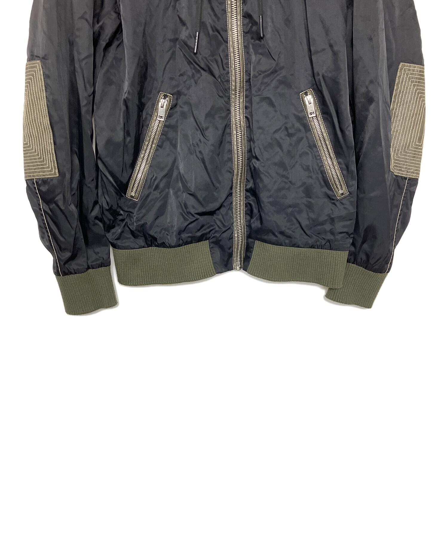 中古・古着通販】DIESEL (ディーゼル) マウンテンパーカー ブラック 