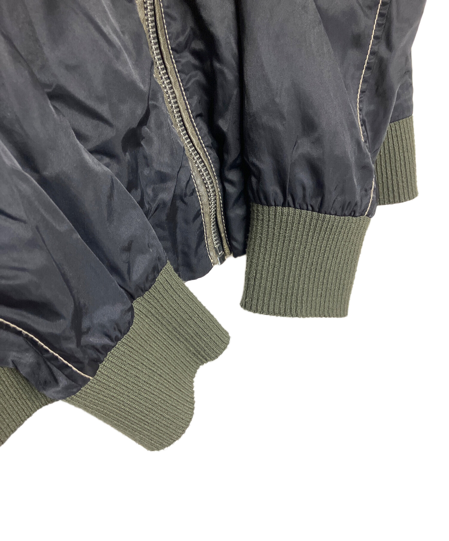 中古・古着通販】DIESEL (ディーゼル) マウンテンパーカー ブラック