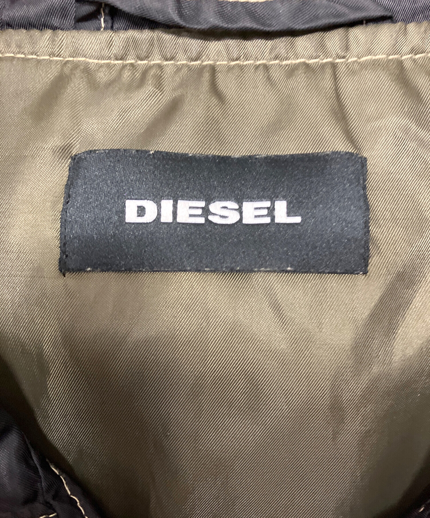 中古・古着通販】DIESEL (ディーゼル) マウンテンパーカー ブラック