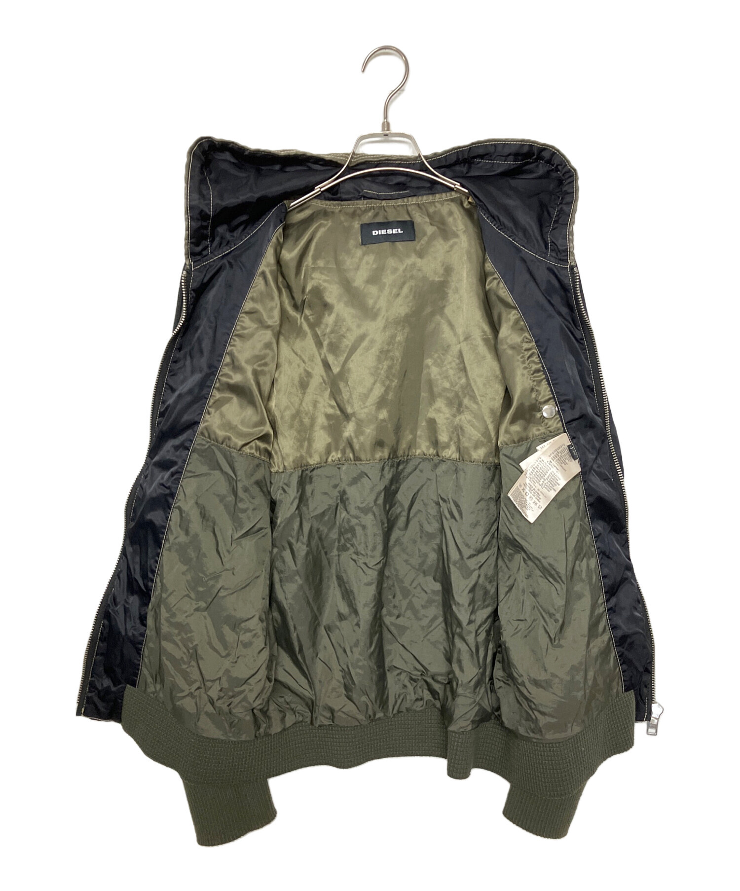 中古・古着通販】DIESEL (ディーゼル) マウンテンパーカー ブラック