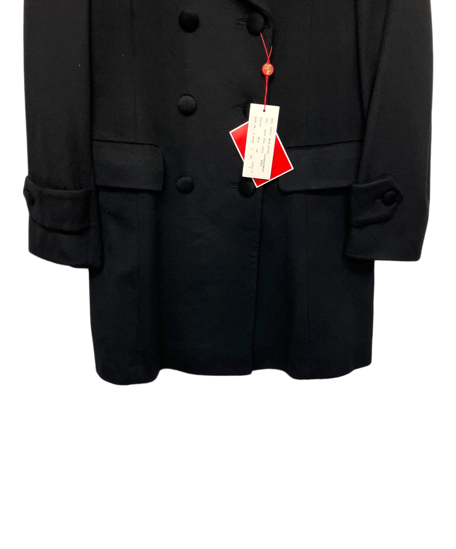 中古・古着通販】HANAE MORI (ハナエモリ) カシミヤコート ブラック