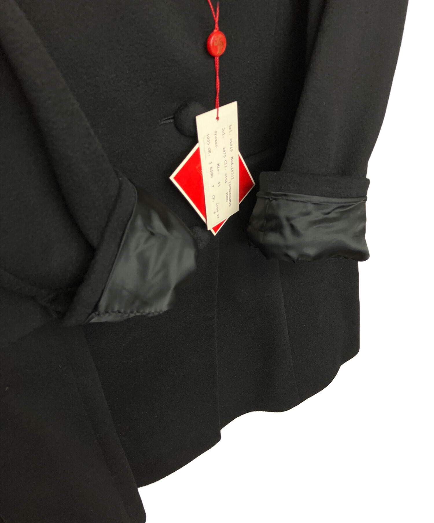 中古・古着通販】HANAE MORI (ハナエモリ) カシミヤコート ブラック