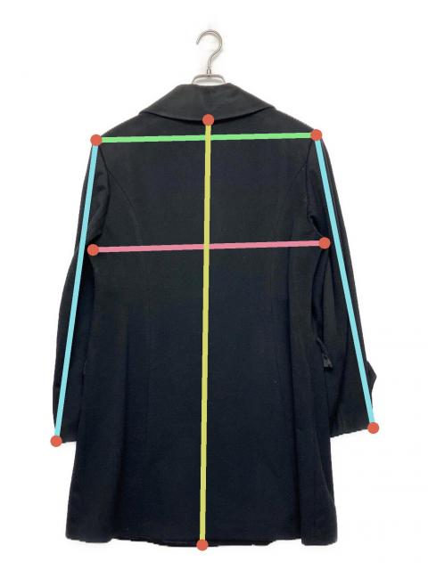 中古・古着通販】HANAE MORI (ハナエモリ) カシミヤコート ブラック