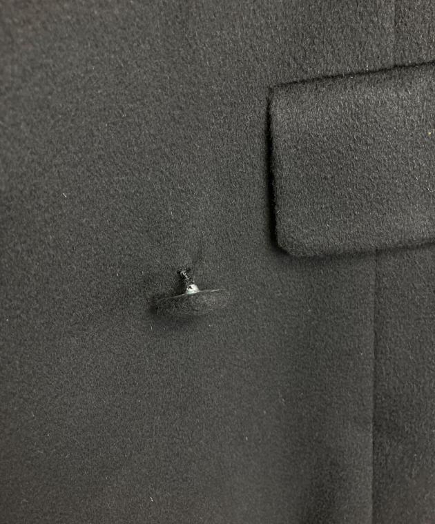 中古・古着通販】HANAE MORI (ハナエモリ) カシミヤコート ブラック