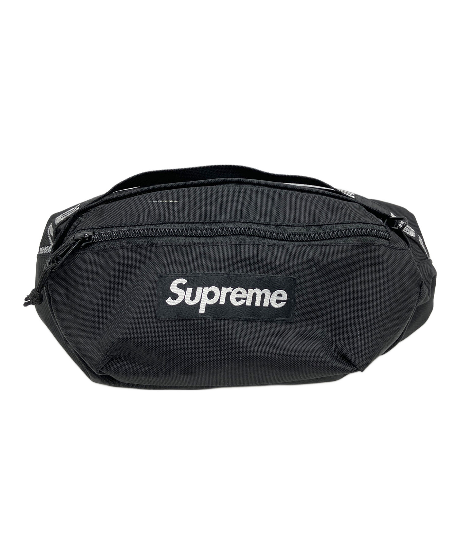 中古・古着通販】SUPREME (シュプリーム) ウエストバッグ ブラック