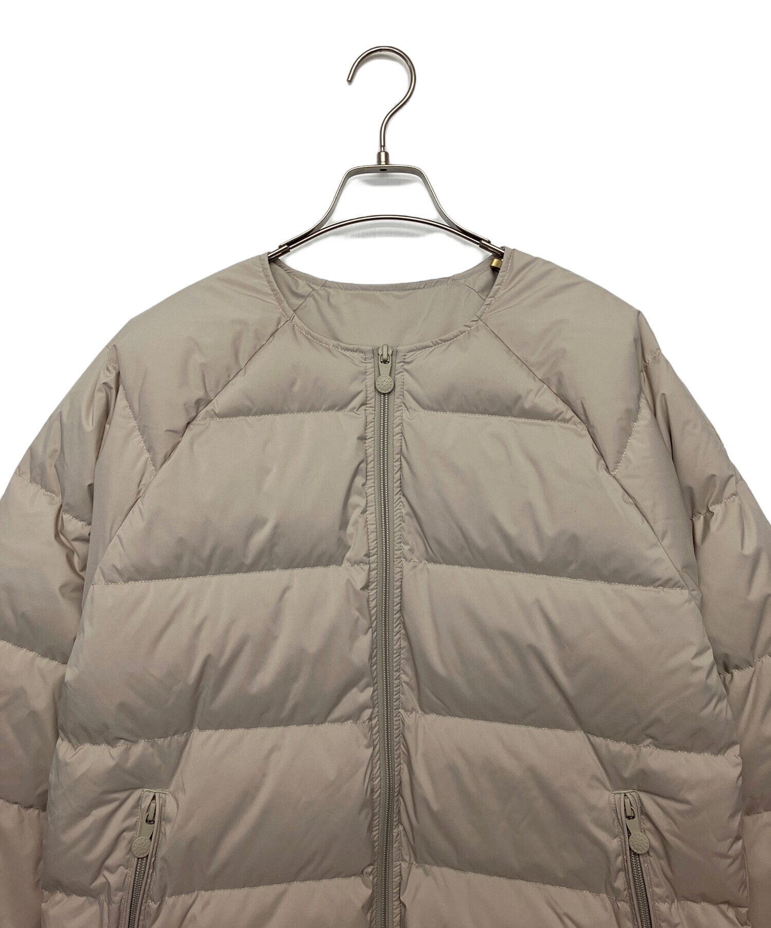 中古・古着通販】Pyrenex (ピレネックス) ノーカラーダウンコート