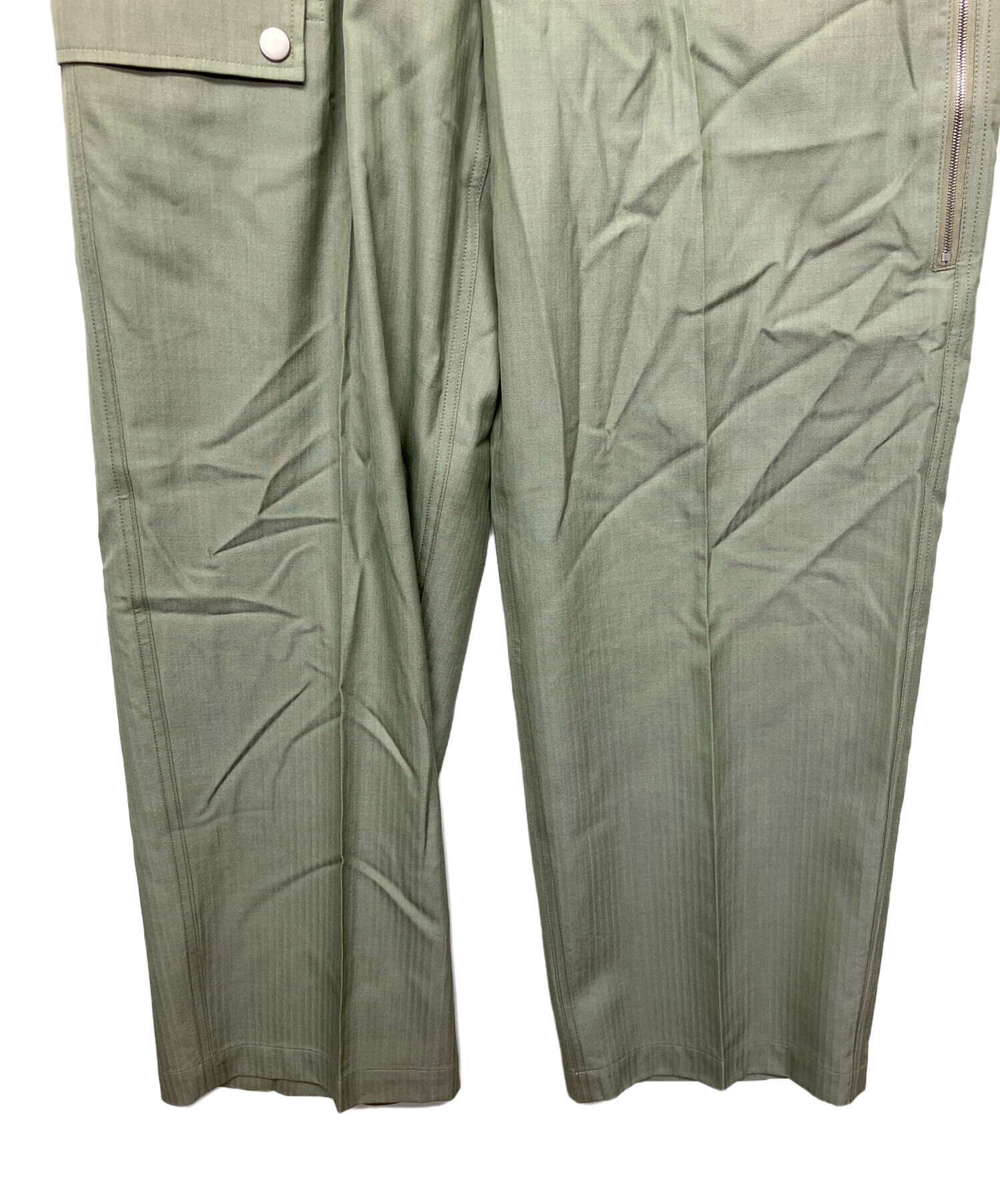 パンツ HERRINGBONE CARGO PANTS AURALEE 25ss 中古・古着通販】AURALEE (オーラリー) WOOL HERRINGBONE CARGO