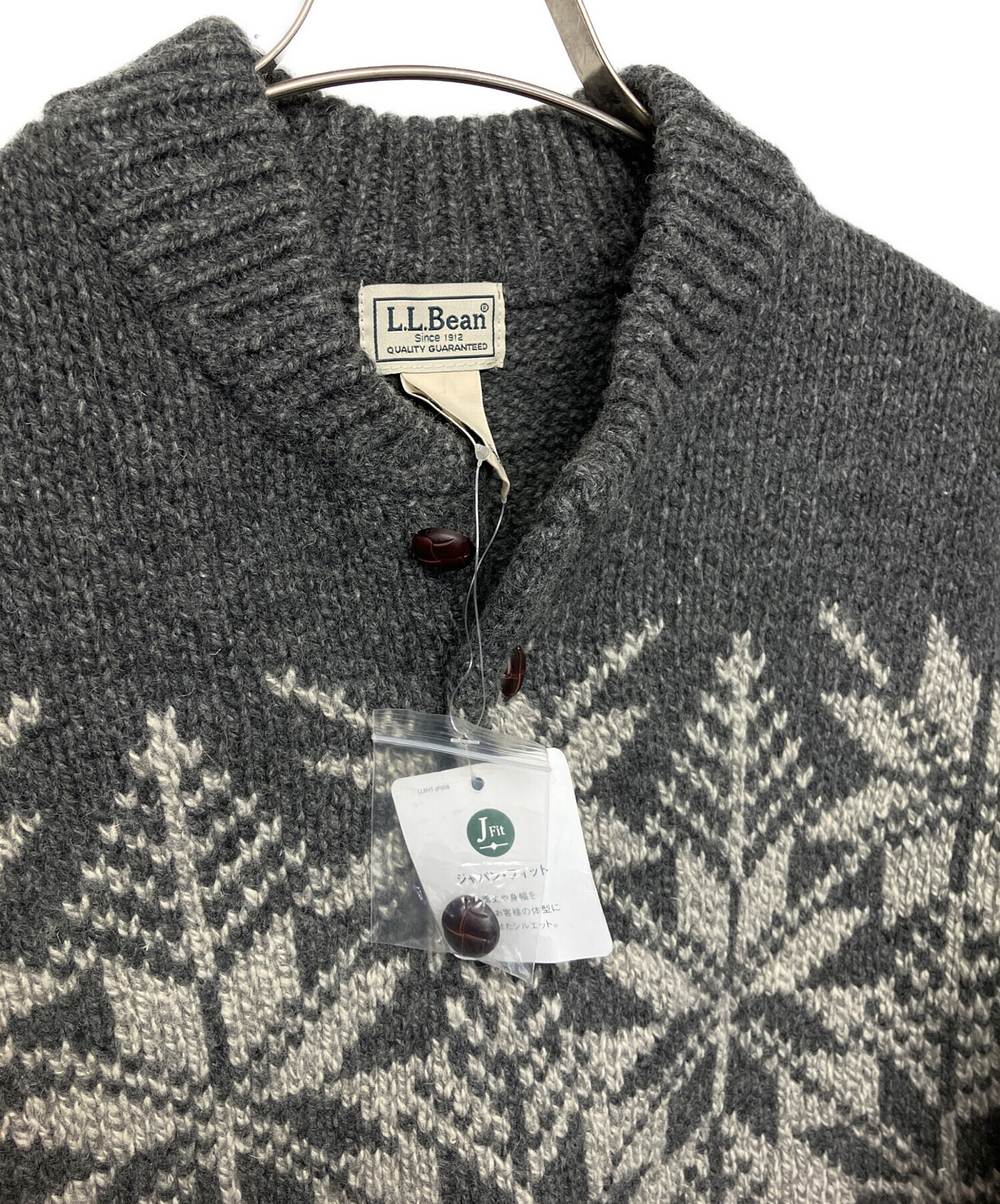 中古・古着通販】L.L.Bean (エルエルビーン) 厚手ニット ヘンリー 