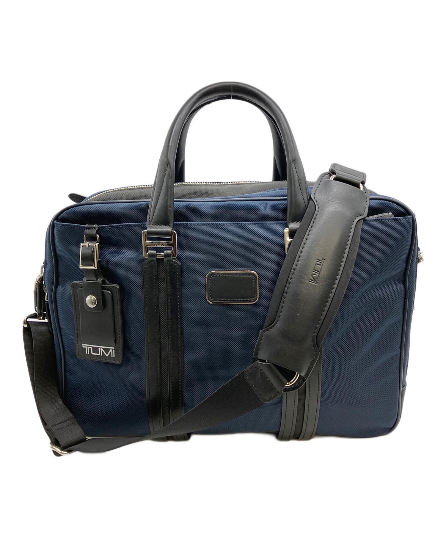 (訳あり)TUMI ネイビー ビジネスバッグ 中古・古着通販】TUMI (トゥミ) ビジネスバッグ ネイビー｜ブランド