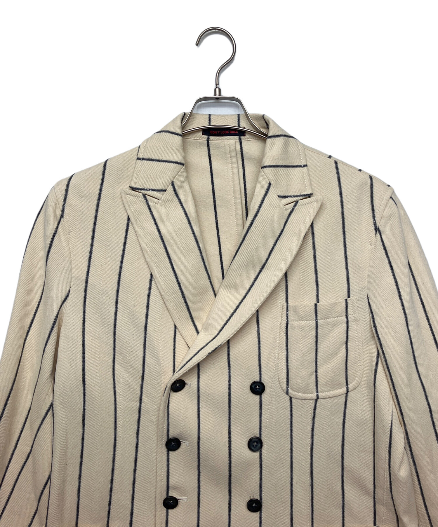 中古・古着通販】THE GIGI (ザ・ジジ) ダブルジャケット アイボリー