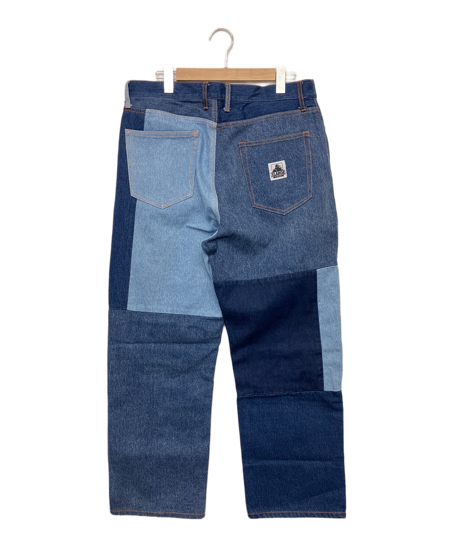 中古・古着通販】X-LARGE (エクストララージ) パッチワークデニム