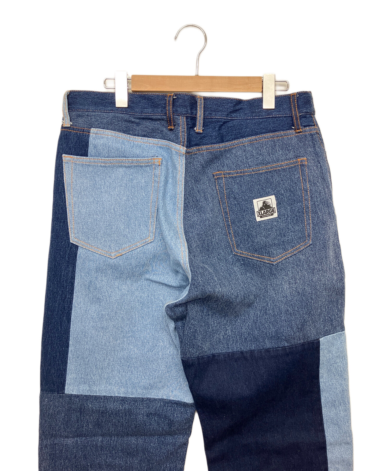 中古・古着通販】X-LARGE (エクストララージ) パッチワークデニム