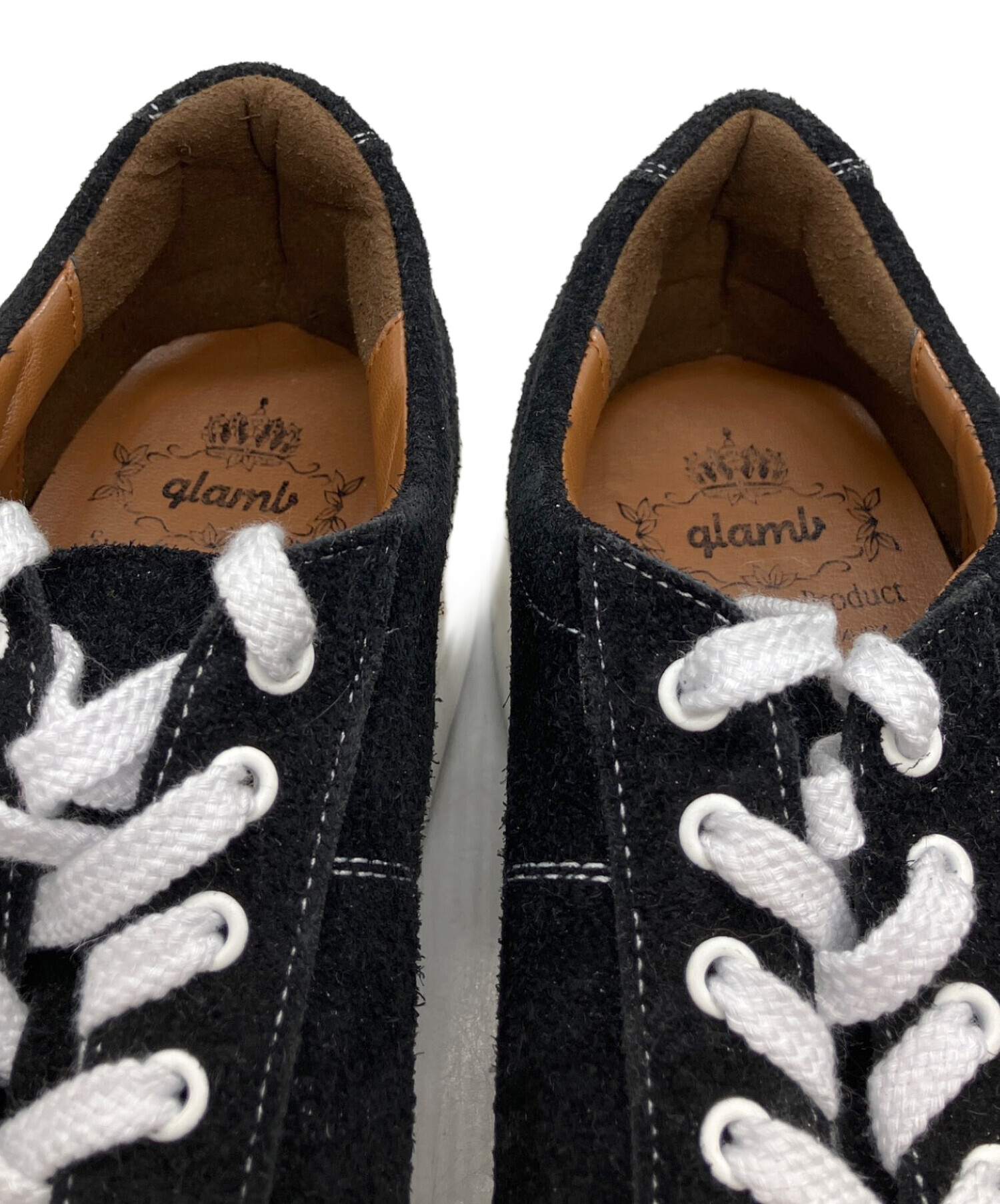 【美品】glamb グラム ダッドスニーカー スニーカー ブラック 厚底 黒 中古・古着通販】glamb (グラム) スニーカー ブラック サイズ:3