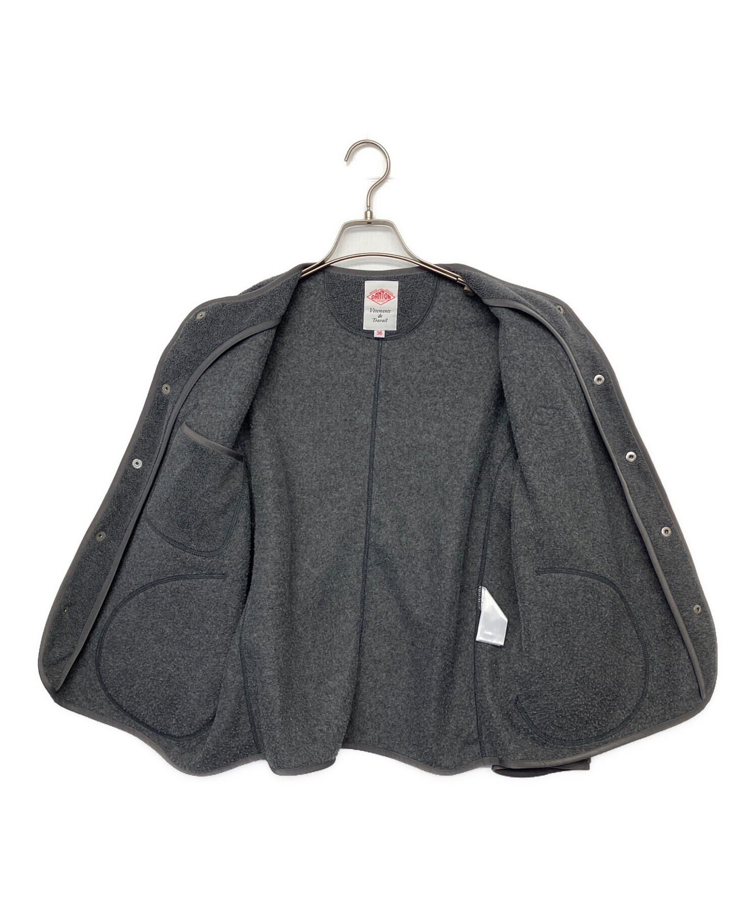 中古・古着通販】DANTON (ダントン) フリースノーカラージャケット