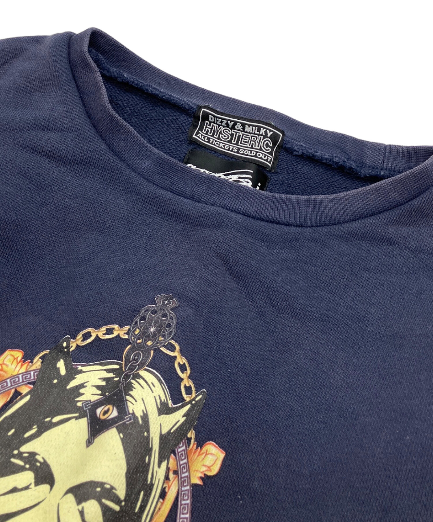 HYSTERIC GLAMOUR genzai スウェット ネイビ－ 中古・古着通販】Hysteric Glamour (ヒステリックグラマー) genzai