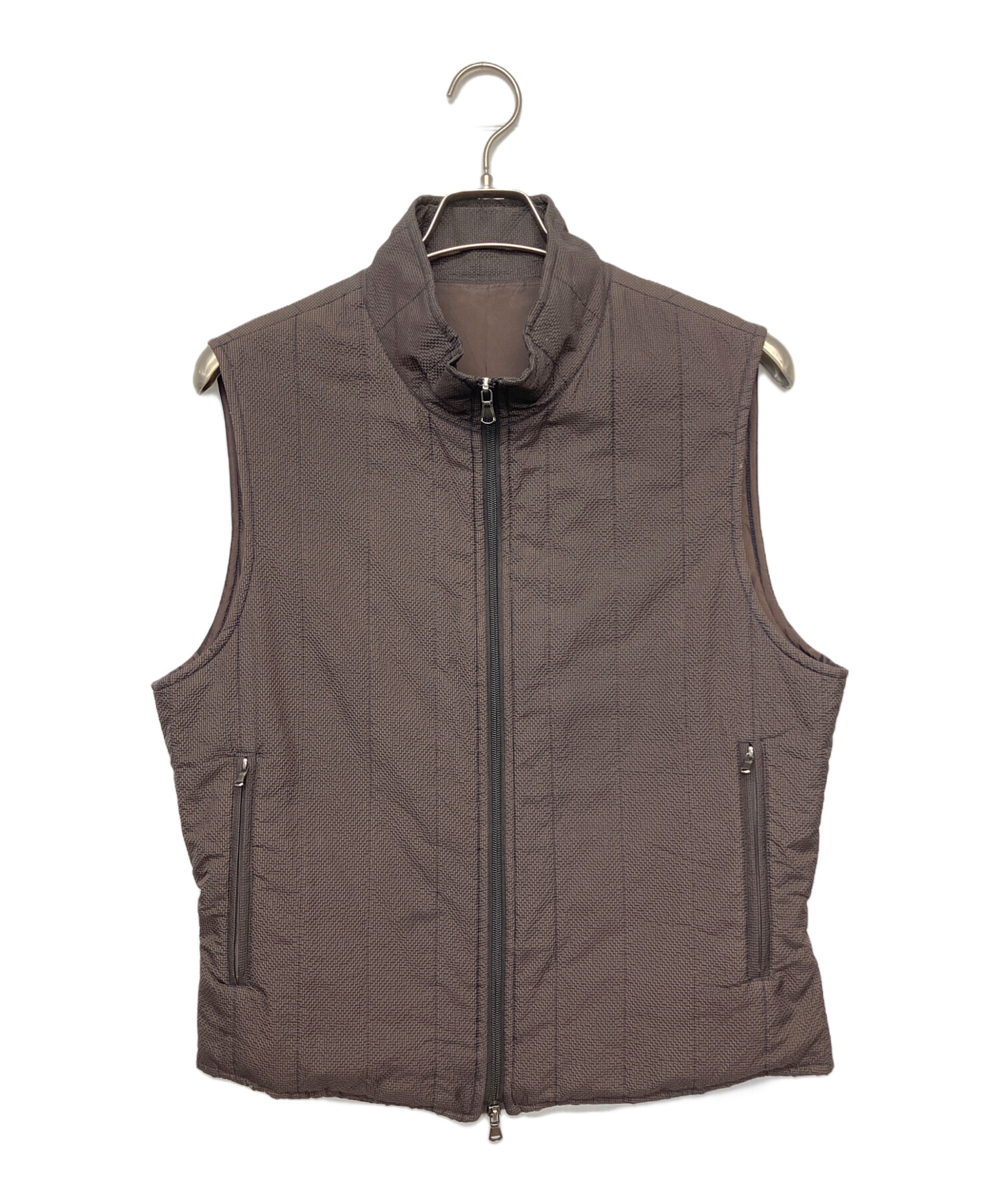 中古・古着通販】TAGLIATORE (タリアトーレ) ベスト ブラウン サイズ:M