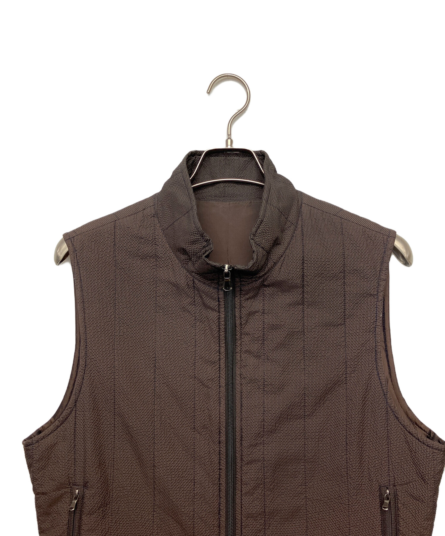 中古・古着通販】TAGLIATORE (タリアトーレ) ベスト ブラウン サイズ:M