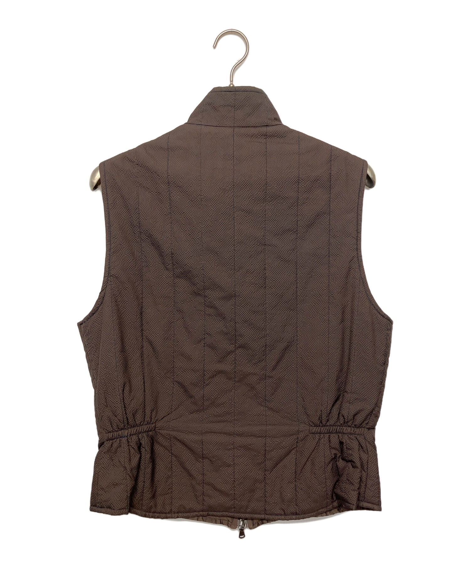 中古・古着通販】TAGLIATORE (タリアトーレ) ベスト ブラウン サイズ:M
