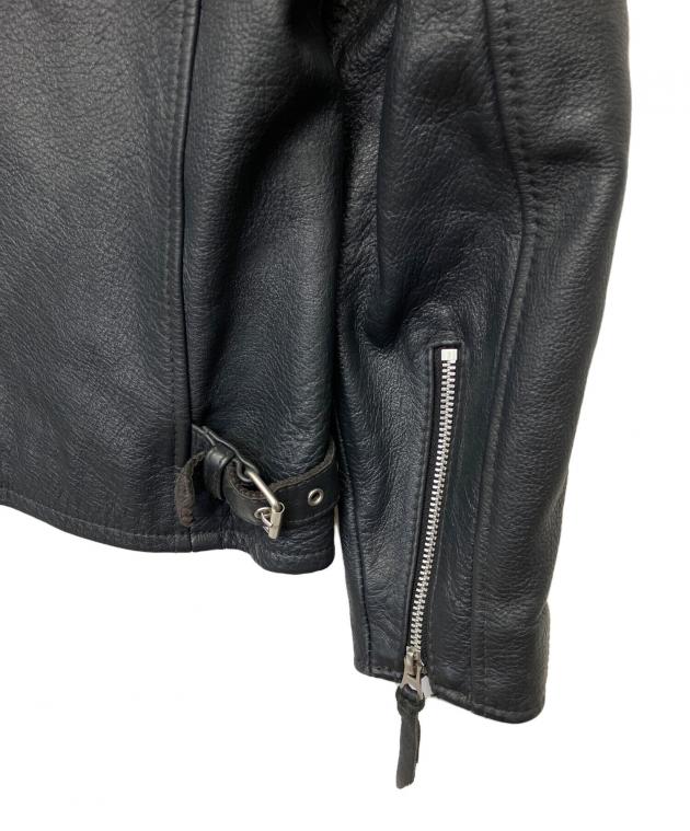 Schott ブラック ジャケット M 未使用　【あし】 中古・古着通販】Schott (ショット) レザージャケット ブラック サイズ
