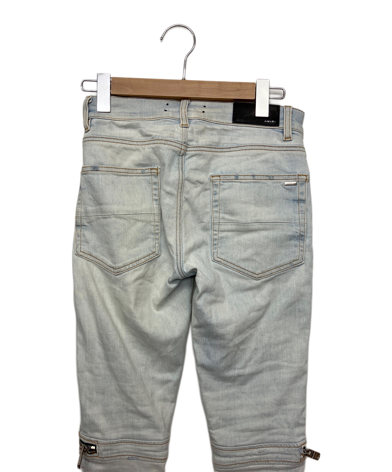 中古・古着通販】AMIRI (アミリ) バンダナ ﾀﾞﾒｰｼﾞ加工 デニムパンツ