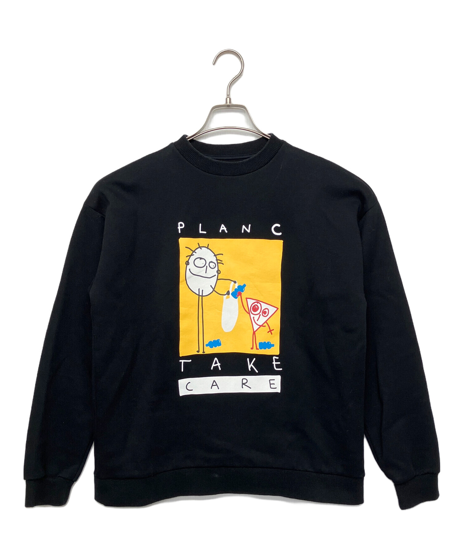 中古・古着通販】Plan C (プランシー) スウェット ブラック サイズ:S