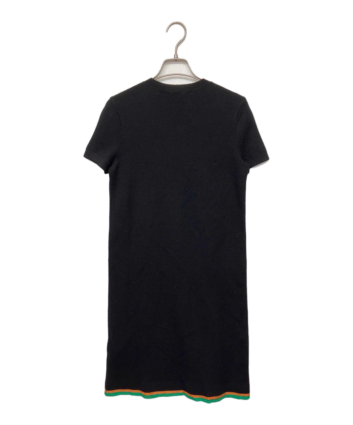 中古・古着通販】COACH (コーチ) ニットワンピース ブラック サイズ