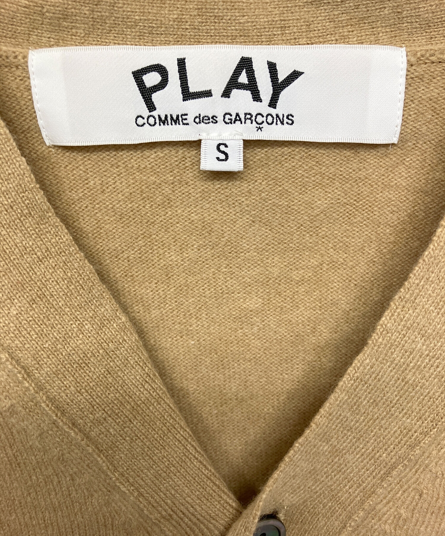 PLAY COMME des GARÇONS カーディガン S ベージュ 23261484_53912106_600.jpg