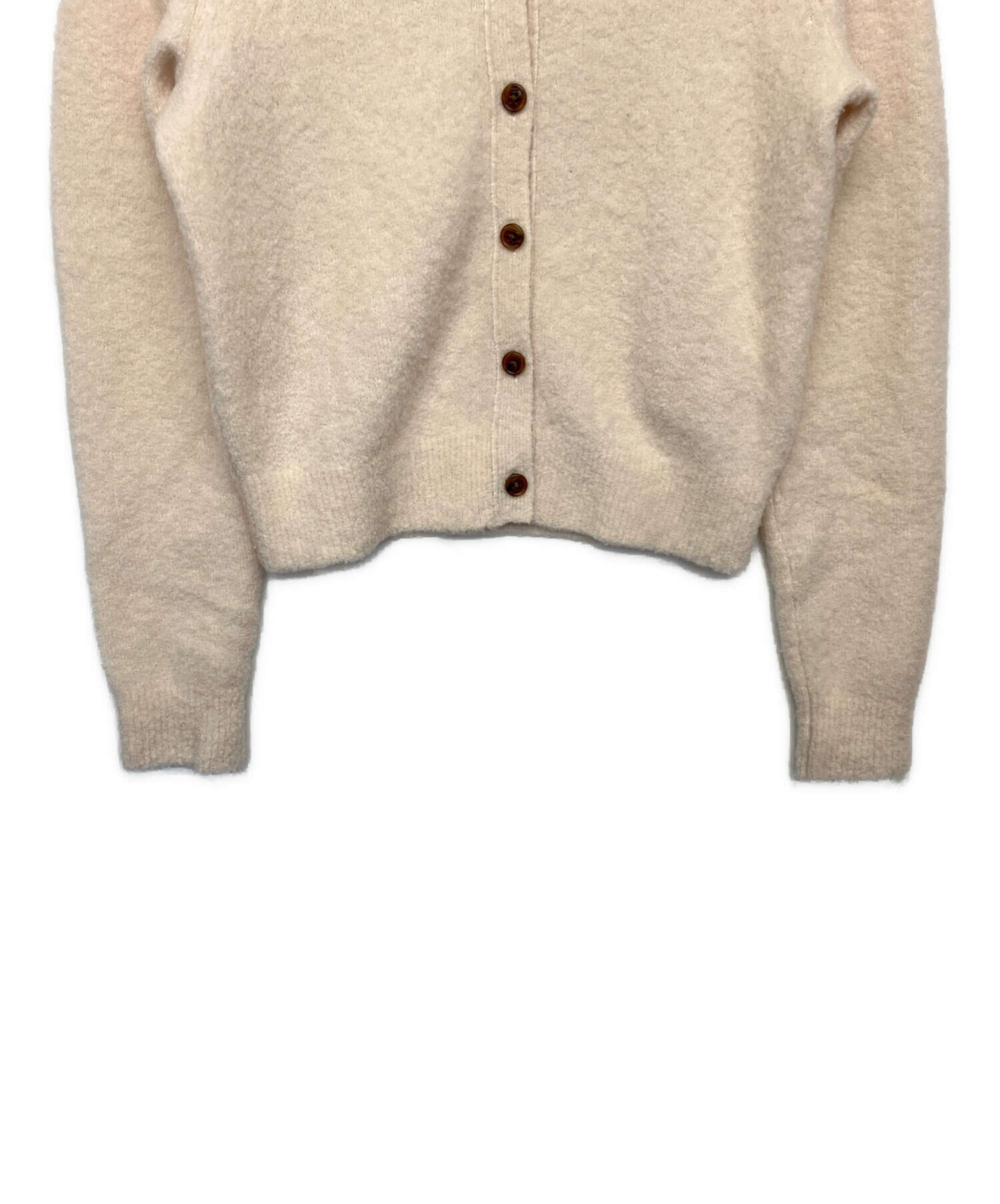 中古・古着通販】COACH (コーチ) 厚手カーディガン ベージュ サイズ:XS