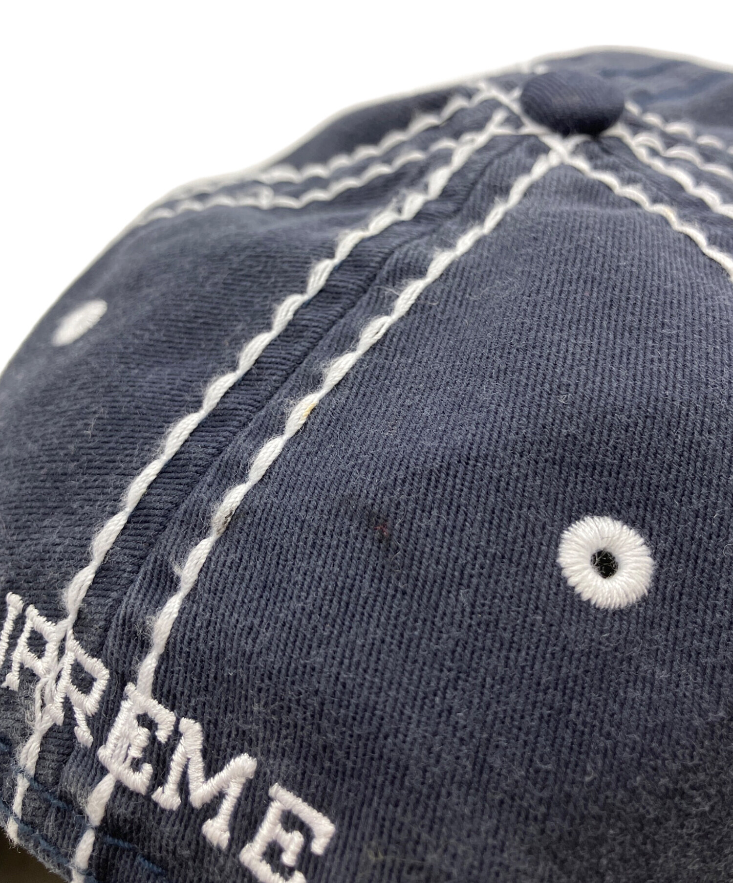 中古・古着通販】SUPREME (シュプリーム) Big Stitch 6-Panel キャップ