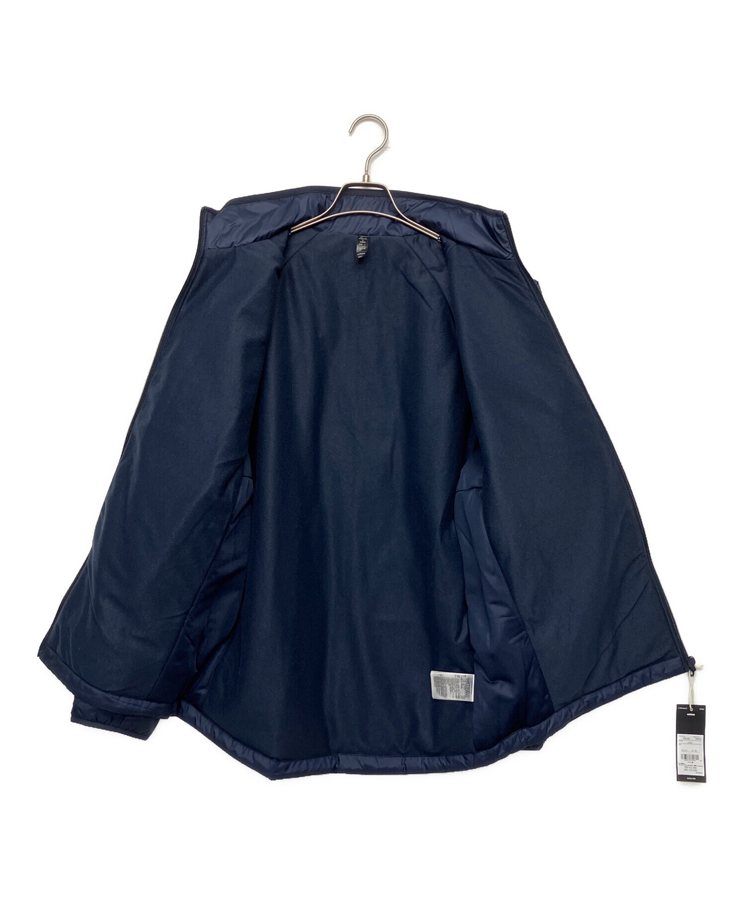 中古・古着通販】adidas (アディダス) パデットジャケット ネイビー