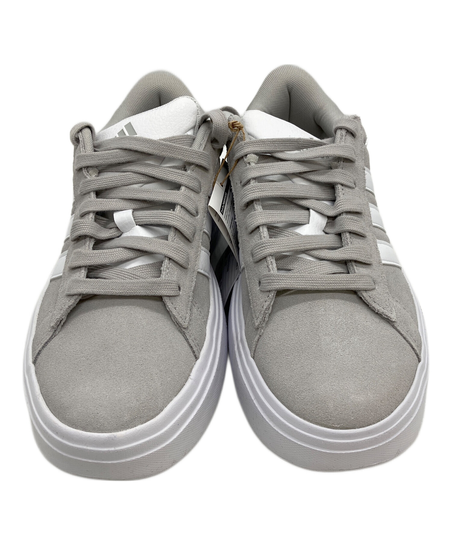 中古・古着通販】adidas (アディダス) GRAND COURT PF SUEDE W グレー